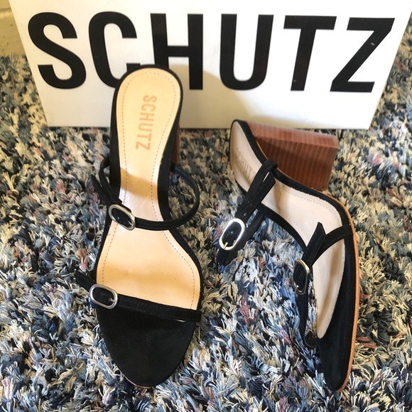 Schutz Djesie Strappy Sandals - Picture 1 of 6